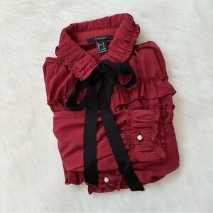SOLD NWT Ruffled Blouse